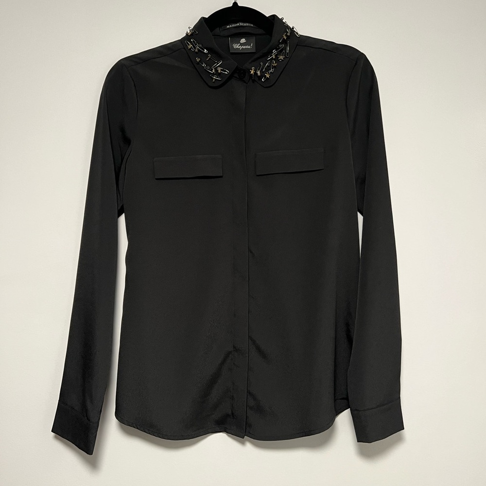Scotch & Soda Button Down Dress Shirt Size Petite (XS)